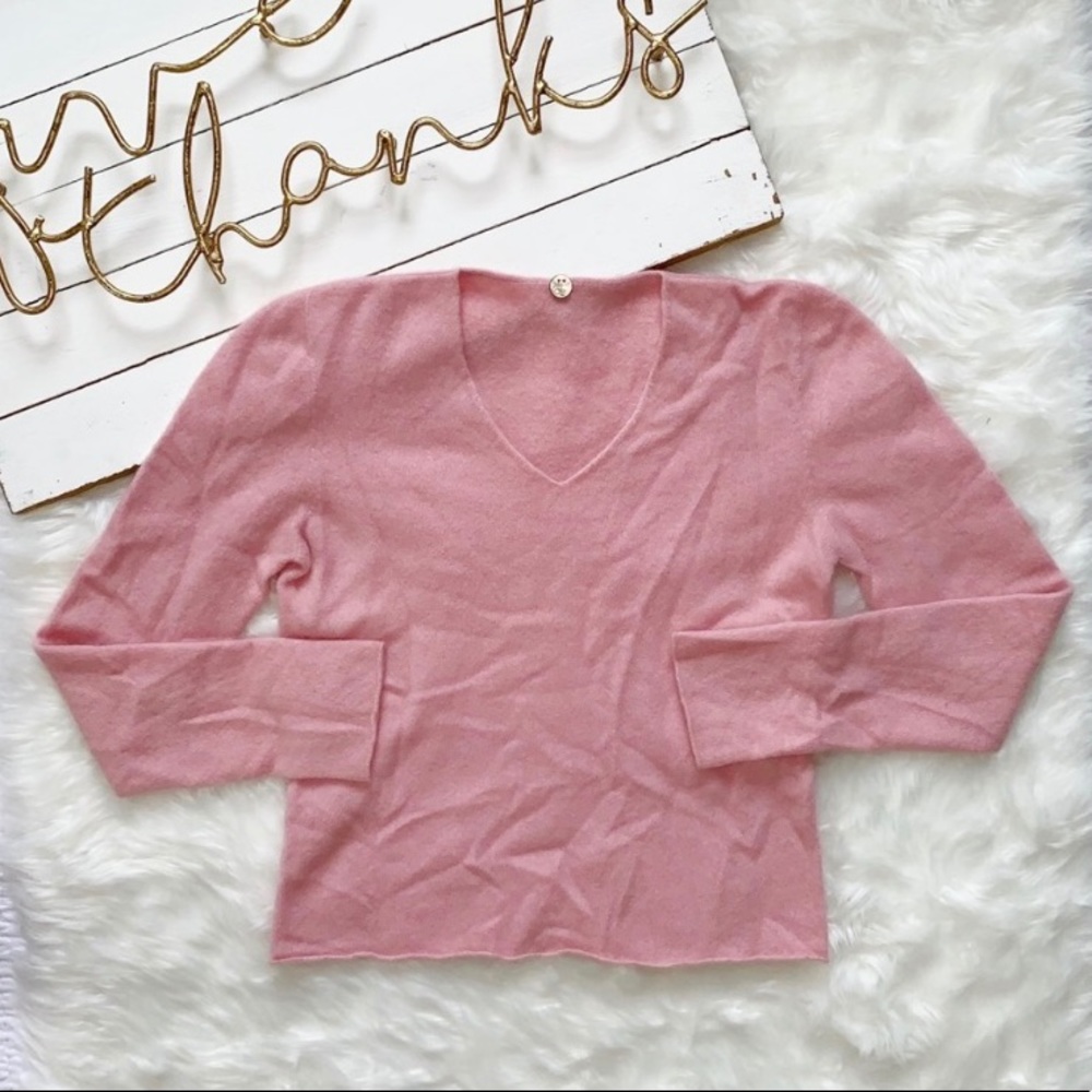 Margaret O’Leary Light Pink Cashmere Sweater